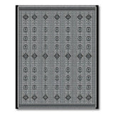 Geometric Modern Black and White Black White Geometric Diamond Area Rug