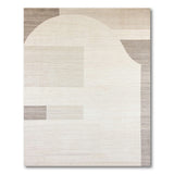 Modern Arch Geometric Neutral Area Rug