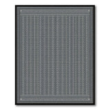 Intricate Black White Geometric Tribal Rug
