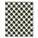 Green Geometric Fish Tessellation Area Rug
