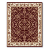 Red Floral Persian Red Area Rug