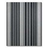 Bold Black White Vertical Stripe No. 6 Area Rug