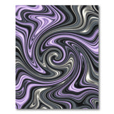 Purple Swirl Abstract No. 9 Area Rug