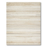 Beige Tan Striped Textured Area Rug