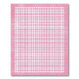 Pink Geometric Modern Pink Gingham Checkered Area Rug