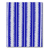 Bold Navy Zigzag Stripe Area Rug