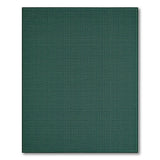 Emerald Green Geometric Grid Area Rug
