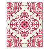 Exquisite Red Floral Medallion Persian Rug
