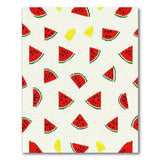 Retro Pixel Watermelon Lemon Area Rug