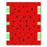Multi-color and Patterns Fruit Pattern Watermelon Fruit Pattern Area Rug