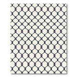 Grey Diamond Lattice Geometric Area Rug