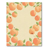 Ripe Peach Orchard Fruit Pattern Area Rug