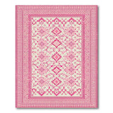 Pink Heritage Tribal Area Rug