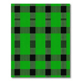 Bold Green Black Buffalo Check Area Rug