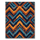 Southwestern Zigzag Geometric Area Rug