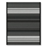 Bold Black and White Bold Black White Striped Area Rug