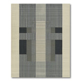 Neutral Tonal Geometric Block Area Rug