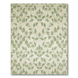 Sage Green Leaf Vine Area Rug