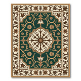 Emerald Persian Medallion Area Rug