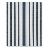 Bold Black White Vertical Stripe Black and White Rug