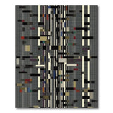 Bold Multi-Color Geometric Area Rug