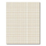 Beige and Neutral Beige Gingham Check Area Rug