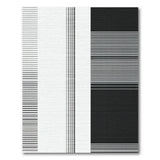 Geometric Modern Stripe Bold Black White Geometric Stripe Area Rug