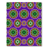 Vibrant Purple Multi-Color Mandala Area Rug