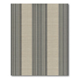 Beige Black Striped Textured Area Rug