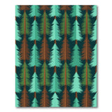 ODIKA Geometric Pine Tree Green Area Rug