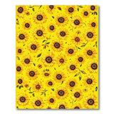 Sunflower Burst Yellow Area Rug