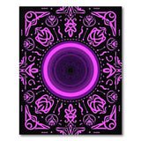 Mystical Purple Mandala Area Rug