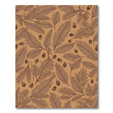 Oak Leaves and Acorns Rustic Rug