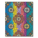 Vibrant Compass Travel Area Rug