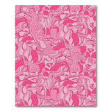 Abstract Area Pink Swirling Pink Abstract Area Rug