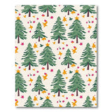 Multi-color and Patterns Whimsical Christmas Trees Stars Area Rug