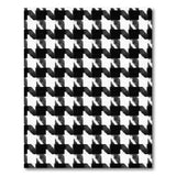 Timeless Black White Houndstooth Area Rug