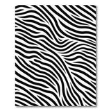 Black and White Zebra Stripe Black White Area Rug