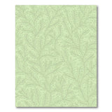 Delicate Fern Leaf Green Area Rug