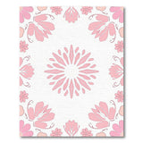 Floral Vintage Vintage Pink Floral Mandala Area Rug