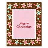Merry Christmas Gingerbread Kids Area Rug