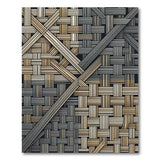 Neutral Woven Geometric Area Rug