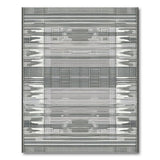 Geometric Modern Black and White Geometric Black White Area Rug