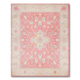 Pink Traditional Persian Blush Pink Traditional Persian Area Rug