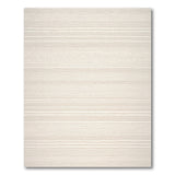 Beige and Neutral Beige Textured Horizontal Stripe Area Rug