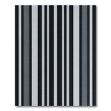 Geometric Modern Black and White Black White Striped Geometric Area Rug