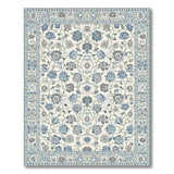 Blue Ivory Traditional Persian Rug