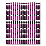 Geometric Modern Bold Purple Geometric Diamond Area Rug