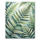 Green Lush Fern Canopy Area Rug