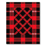 Bold Black Bold Red Black Buffalo Check Area Rug